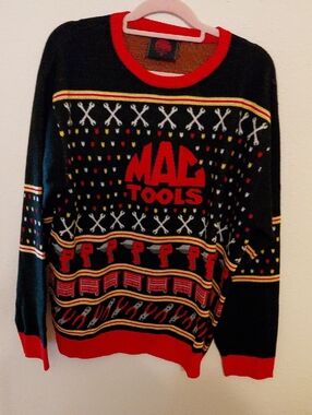 Black & Red Crewneck Sweater